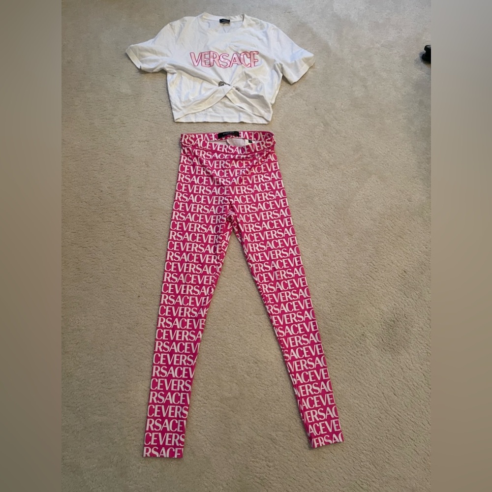 Versace Top and Leggings